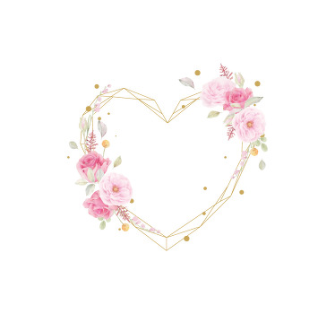 Moldura em forma de lareira floral cortina de flores - TenStickers