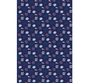 Rollo Fenster Muster abstrakte kreismuster - TenStickers