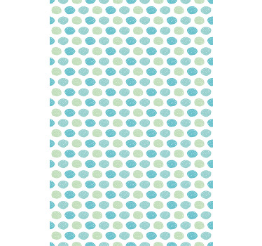 Rollo Fenster Kinderzimmer grüne und blaue punkte - TenStickers