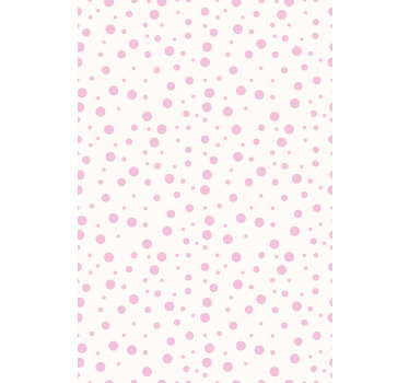 Estor enrollable juvenil patrones de puntos rosados - TenVinilo