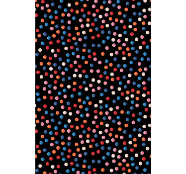 Rollo Fenster Kinderzimmer bunte tupfen - TenStickers