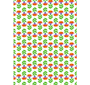 Stores fleurs Couleurs vives vernis ensoleillé - TenStickers