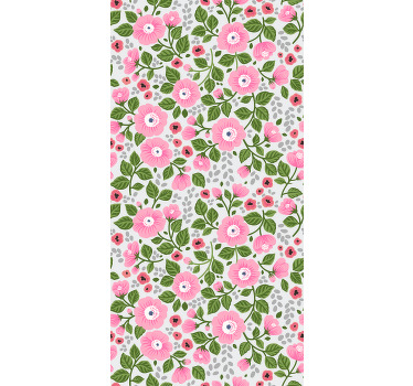 Lindas cabeças-de-rosa de flores cegas - TenStickers