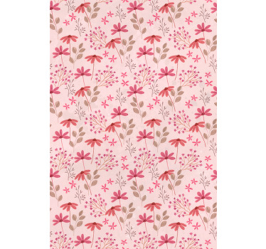 Estore de rolo flores e plantas alegria do arranjo botânico - TenStickers