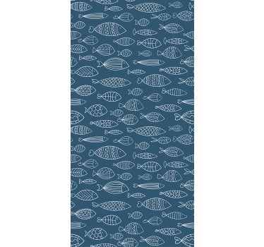Rolo zavjese životinje dizajn uzorka ribe - TenStickers