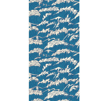 Weitere Fenster Rollos meereswellenmotiv - TenStickers