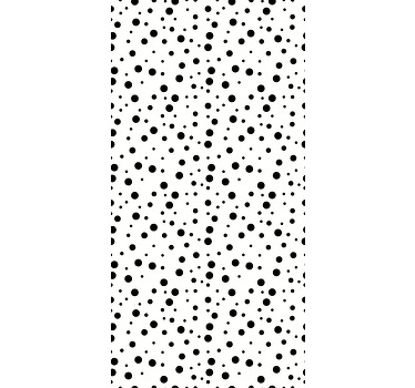 Store enrouleur textures et motifs motif en pointillés gras - TenStickers