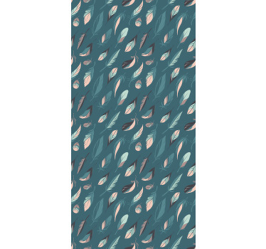 Stores modernes Plumes vintage dessinées - TenStickers