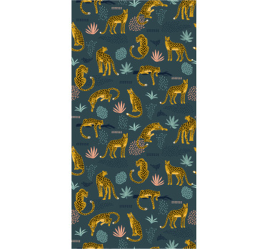 Rolo zavjese životinje leopard džungle print - TenStickers