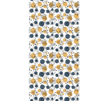 Rolo zavjese životinje apstraktni morski život - TenStickers