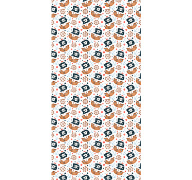Pirate ship pattern blind children - TenStickers