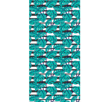 Listy pruhy vzor hlavná spálňa Roleta - Tenstickers