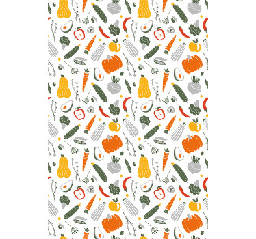 Rollo Fenster Obst buntes, lebendiges muster - TenStickers