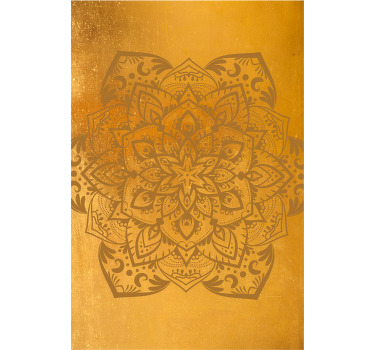 Rollo Fenster Zen spirituelles goldenes mandala - TenStickers