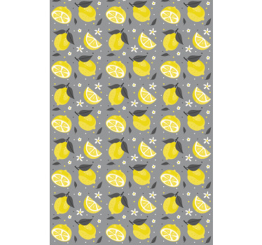Lemon Slice Pattern blind fruit - TenStickers