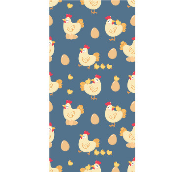 Rolo zavjese životinje živine i ovas - TenStickers