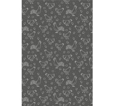 Stores avec plus d'animaux sticker de coq au tableau - TenStickers