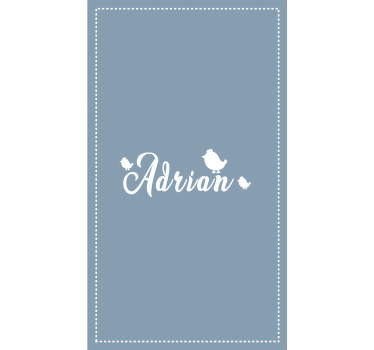 Name with baby chicks Various animal blind - TenStickers