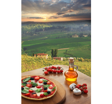 Rollo Fenster Obst italienische kulinarische landschaft - TenStickers