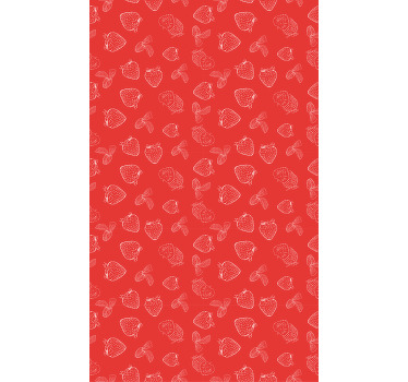 Seamless strawberry  Fruit and vegetable blind - TenStickers