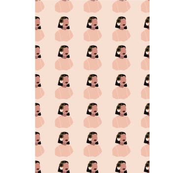 obrázková roleta štylizované ženské portréty - Tenstickers