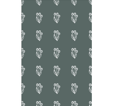 Söpö suunnittelulinja tulppaanit kukkakaihtimet - Tenstickers