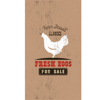 Fresh eggs for sale blind children - TenStickers