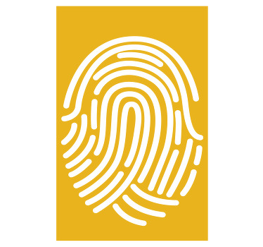 Sormenjälki abstrakti taide rullaverhot maalaus - Tenstickers