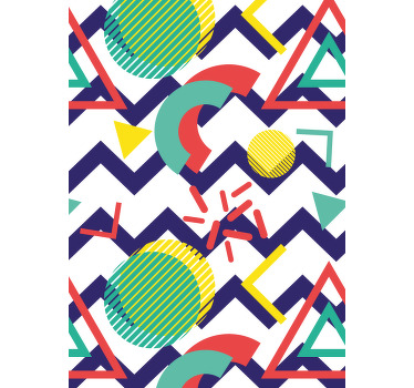 Abstract fun figures modern blind - TenStickers