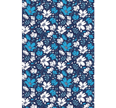 Estore de rolo flores e plantas estilo de tema floral - TenStickers