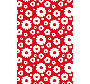 Rollo Fenster Blumen entzückendes botanisches motiv - TenStickers