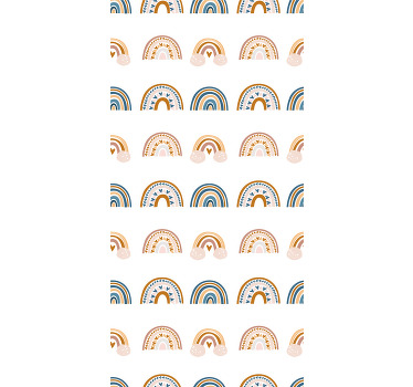 Nordic rainbow motifs blind children - TenStickers