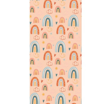 Szivárvány mintás gyönyör Redőnyök gyerekek - TenStickers