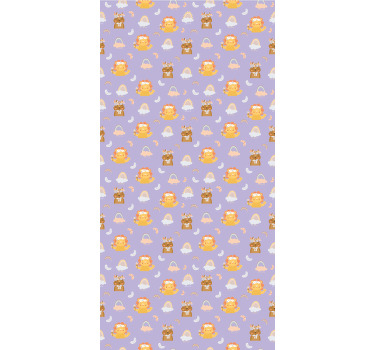 Rollo Fenster Kinderzimmer tierbabys und regenbögen - TenStickers