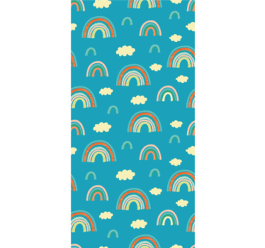 Lively rainbow motif blind children - TenStickers