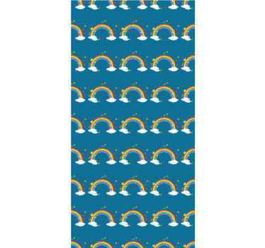 Rollo Fenster Originell buntes regenbogenmuster - TenStickers