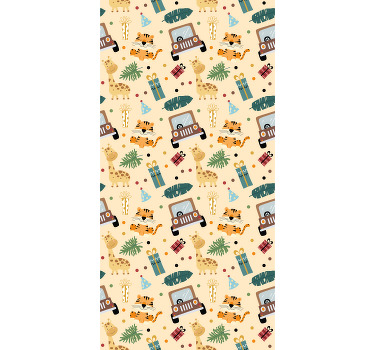 Safari-themed adventures blind children - TenStickers