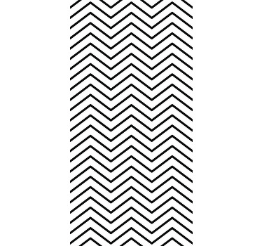 Chevron Patterned Design modern blind - TenStickers