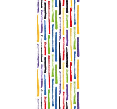 Store enrouleur autres coups de pinceau colorés - TenStickers