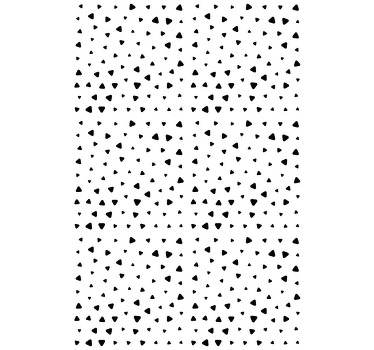 Geometric Heart Pattern texture roller blind - TenStickers