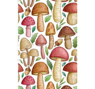 Mushroom Collection blind fruit - TenStickers