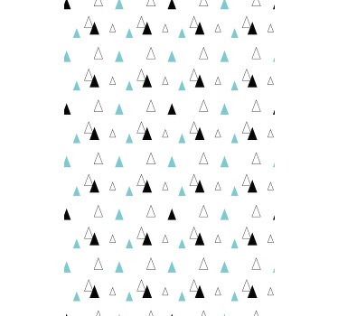 černé šedé a modré trojúhelníky dětské nevidomé - TenStickers