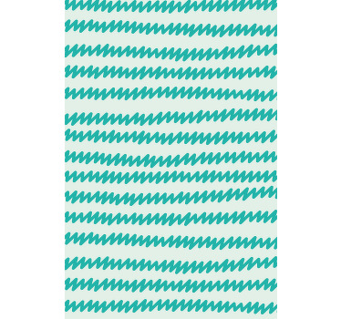 Akvamarín a bílá cik cak severská roleta - TenStickers