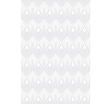 Rollo Fenster Elegant anmutige blattmotive - TenStickers