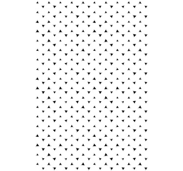 Store enrouleur textures et motifs triangles noirs et blancs - TenStickers