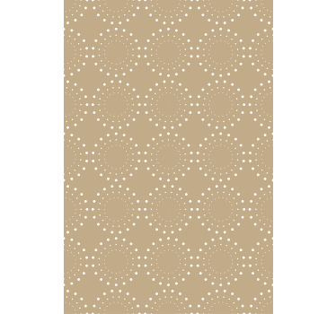 Béžová a kruhy severskéroleta - TenStickers