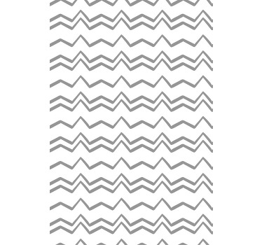 Irregular grey zig zag pattern Nordic blind - TenStickers