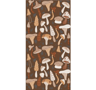 Forest mushrooms More flowers and plant blind - TenStickers