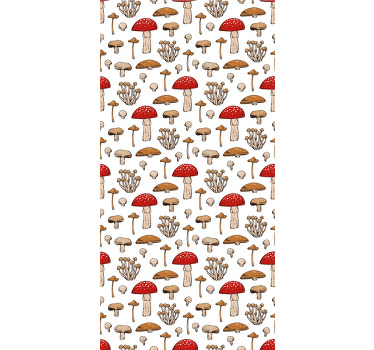 Rôzne huby kvety a rastliny Roleta - Tenstickers