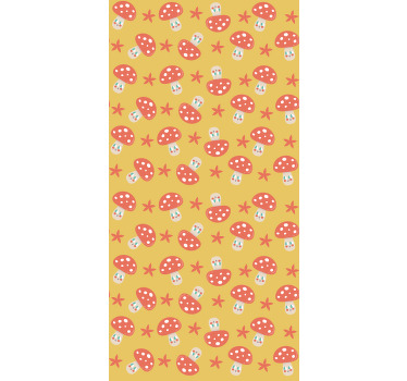 Store enrouleur autres motifs de champignons fantaisistes - TenStickers